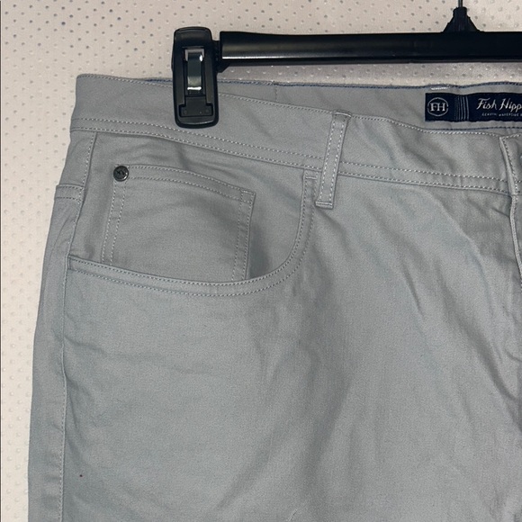 Men's 5-Pocket Fish Hippie Khaki Pants - Picture 5 of 9